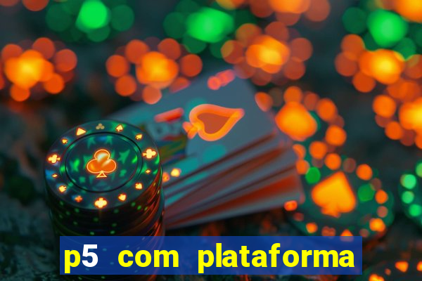 p5 com plataforma de jogos